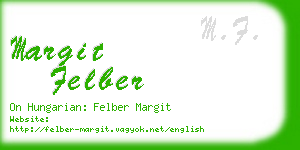 margit felber business card